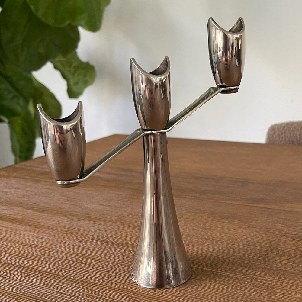 Vintage/Antique Grenadier from England Silver-Plated Candelabra